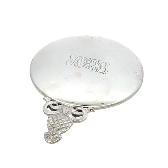 Tiffany & Co Pineapple Hand Mirror Sterling Silver 58 Grams Estate TIF879 - Picture 8 of 10